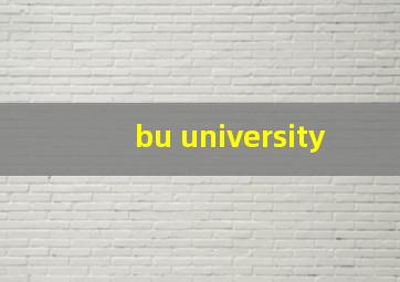 bu university